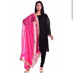 Pink Dupatta